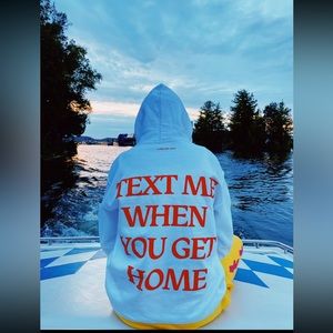 selling size small lonely ghost text me when you get home hoodie!
